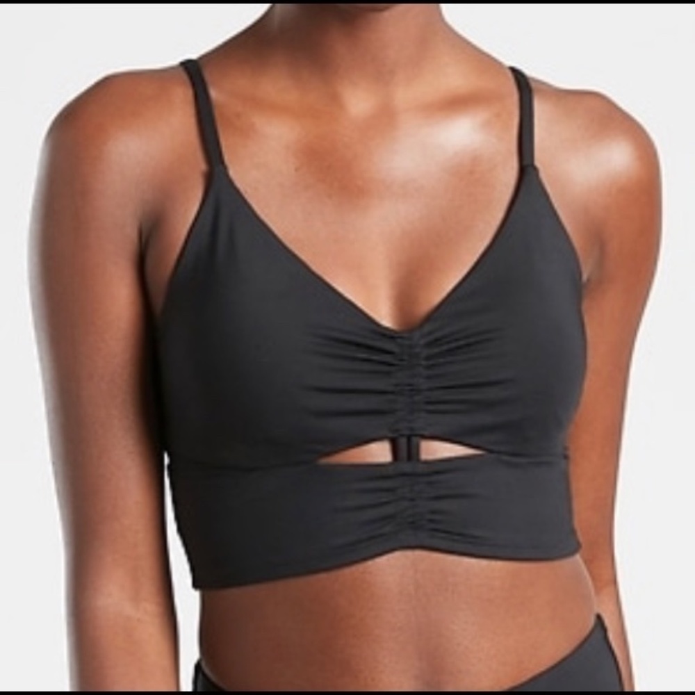 Athleta Villa Bra Cup Bikini Top Black NWT 32B/C - Picture 1 of 5